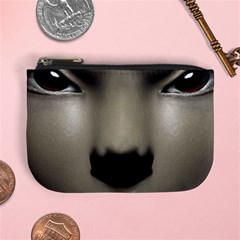 Close Up Portrait Asian Woman Close Up Portrait Asian Woman Mini Coin Purse by dflcprintsclothing