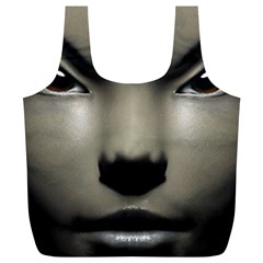 Close Up Portrait Asian Woman Close Up Portrait Asian Woman Full Print Recycle Bag (xl) by dflcprintsclothing