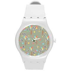 Bear 1 Round Plastic Sport Watch (m) by nateshop