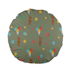 Bear 1 Standard 15  Premium Round Cushions by nateshop