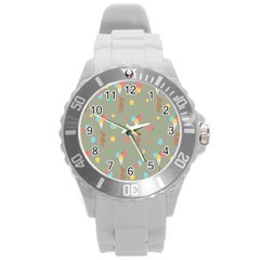 Bear 1 Round Plastic Sport Watch (l) by nateshop