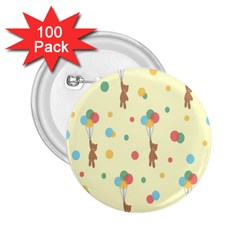 Bear 2 2 25  Buttons (100 Pack)  by nateshop