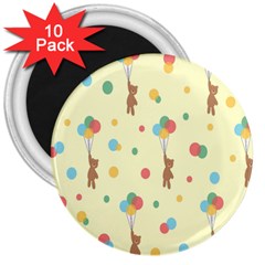 Bear 2 3  Magnets (10 Pack)  by nateshop