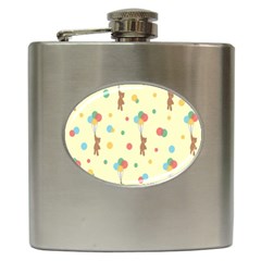 Bear 2 Hip Flask (6 Oz) by nateshop