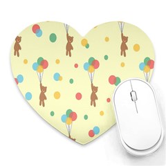 Bear 2 Heart Mousepads by nateshop