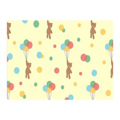 Bear 2 Double Sided Flano Blanket (mini)  by nateshop