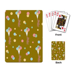 Bear 3 Playing Cards Single Design (rectangle)