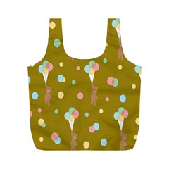 Bear 3 Full Print Recycle Bag (m) by nateshop