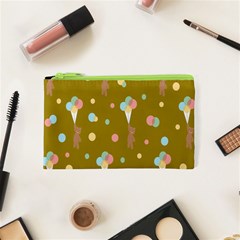 Bear 3 Cosmetic Bag (xs) by nateshop