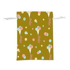 Bear 3 Lightweight Drawstring Pouch (l) by nateshop