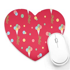 Bear 4 Heart Mousepads by nateshop