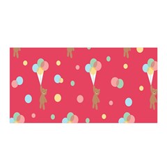 Bear 4 Satin Wrap 35  X 70  by nateshop