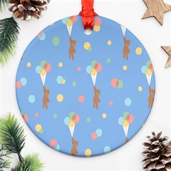 Bear 5 Ornament (round) by nateshop