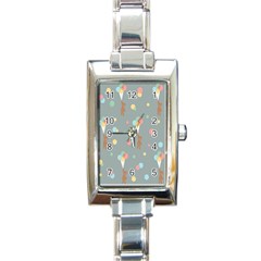 Bear 7 Rectangle Italian Charm Watch by nateshop