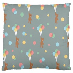 Bear 7 Large Cushion Case (one Side) by nateshop