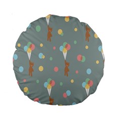 Bear 7 Standard 15  Premium Round Cushions by nateshop