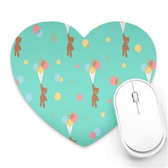 Bear 6 Heart Mousepads by nateshop