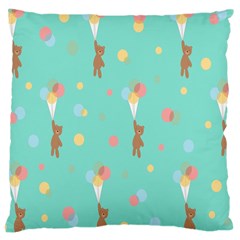 Bear 6 Large Cushion Case (two Sides) by nateshop