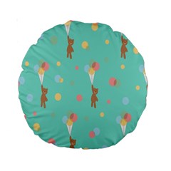 Bear 6 Standard 15  Premium Round Cushions by nateshop