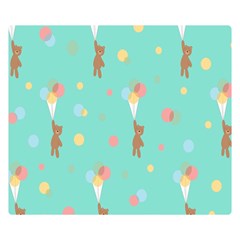 Bear 6 Double Sided Flano Blanket (small)  by nateshop