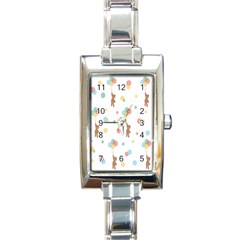 Bear Rectangle Italian Charm Watch by nateshop