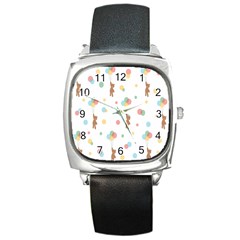 Bear Square Metal Watch by nateshop