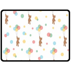 Bear Fleece Blanket (large)  by nateshop