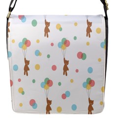 Bear Flap Closure Messenger Bag (s) by nateshop