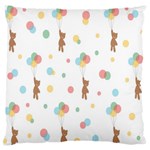 Bear Large Flano Cushion Case (Two Sides) Front