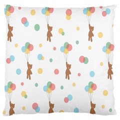 Bear Standard Flano Cushion Case (one Side) by nateshop