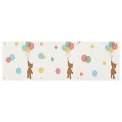 Bear Banner And Sign 9  X 3  by nateshop