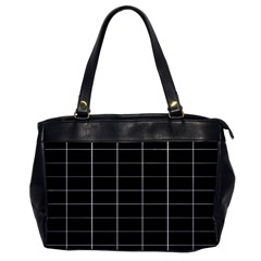 Box Black Oversize Office Handbag by nateshop