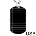 Box Black Dog Tag USB Flash (One Side) Front