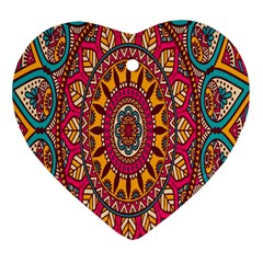 Buddhist Mandala Ornament (heart) by nateshop