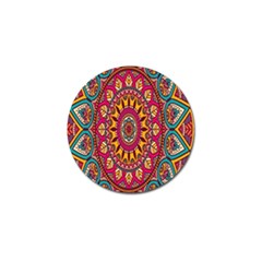 Buddhist Mandala Golf Ball Marker by nateshop