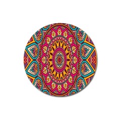 Buddhist Mandala Magnet 3  (round) by nateshop