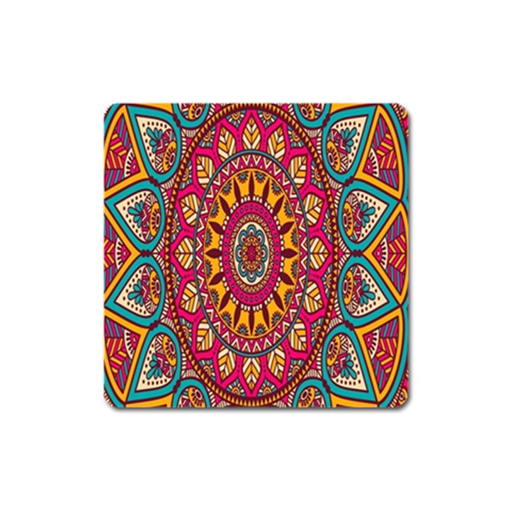 Buddhist Mandala Square Magnet