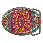 Buddhist Mandala Belt Buckles Front