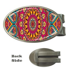 Buddhist Mandala Money Clips (oval)  by nateshop