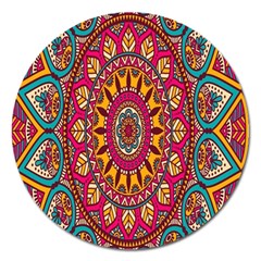 Buddhist Mandala Magnet 5  (round) by nateshop