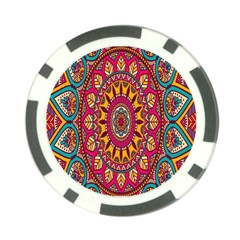 Buddhist Mandala Poker Chip Card Guard (10 pack)