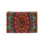 Buddhist Mandala Cosmetic Bag (Medium) Front