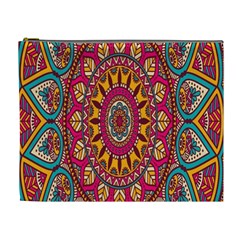 Buddhist Mandala Cosmetic Bag (xl) by nateshop