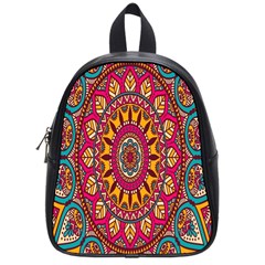 Buddhist Mandala School Bag (small) by nateshop