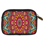 Buddhist Mandala Digital Camera Leather Case Back