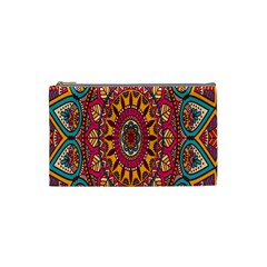 Buddhist Mandala Cosmetic Bag (small) by nateshop