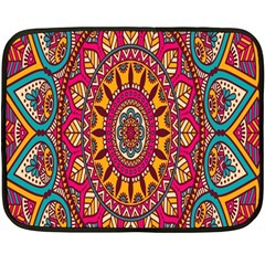 Buddhist Mandala Double Sided Fleece Blanket (mini)  by nateshop