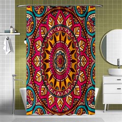 Buddhist Mandala Shower Curtain 48  X 72  (small)  by nateshop