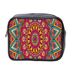 Buddhist Mandala Mini Toiletries Bag (two Sides) by nateshop