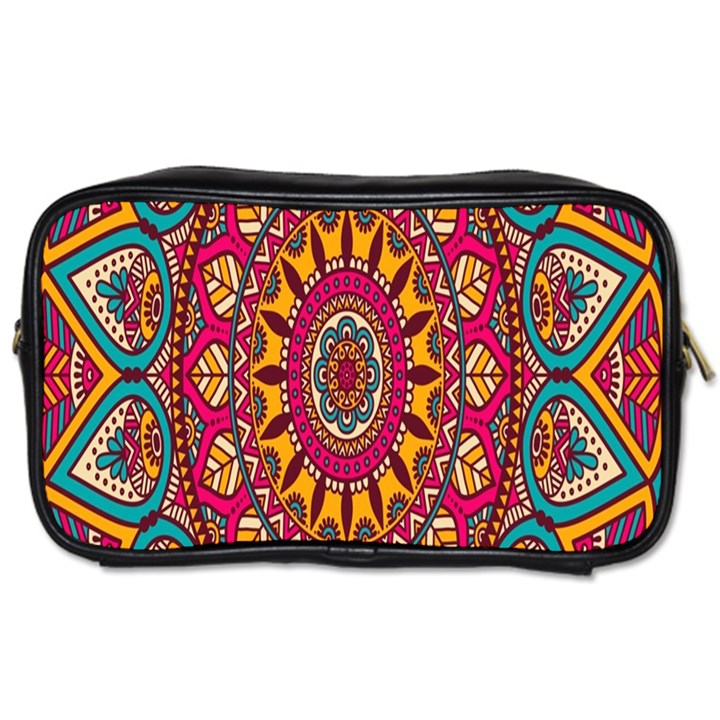 Buddhist Mandala Toiletries Bag (Two Sides)